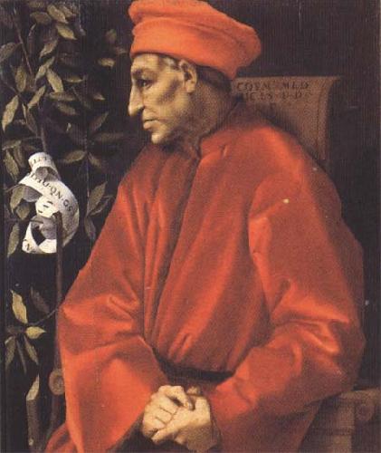 Sandro Botticelli Pontormo,Portrait of Cosimo the Elder oil painting picture